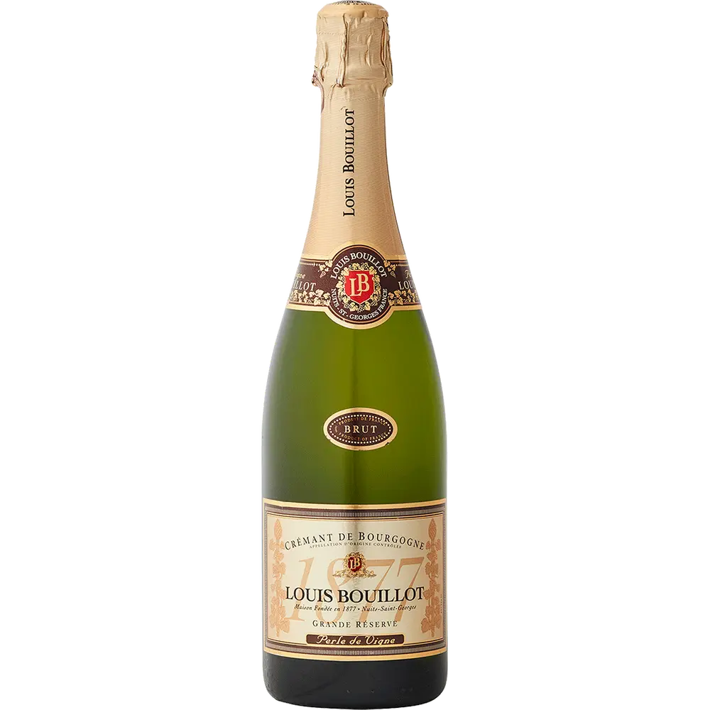 Louis Bouillot Crémant de Bourgogne Grande Réserve Brut bottle – Burgundy sparkling wine