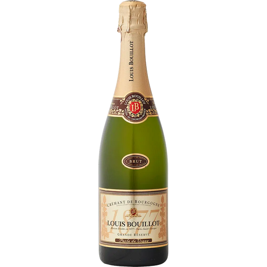 Louis Bouillot Crémant de Bourgogne Grande Réserve Brut bottle – Burgundy sparkling wine