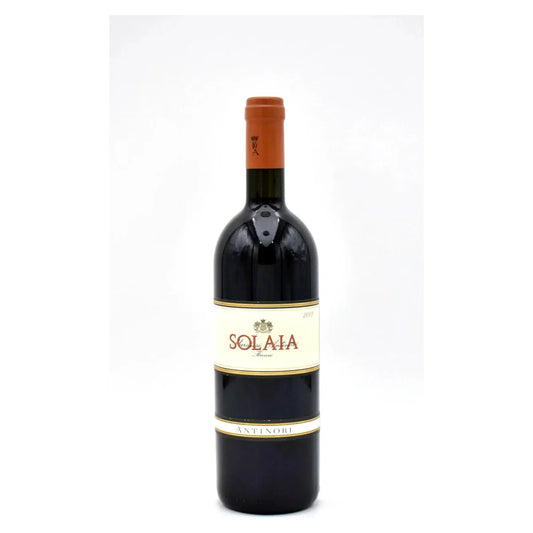Bottle of 2003 Marchesi Antinori Solaia – Iconic Super Tuscan red blend from Tuscany, Italy