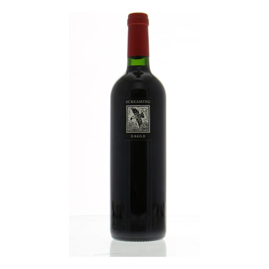 Bottle of 2005 Screaming Eagle Cabernet Sauvignon – Rare cult Napa Valley wine with 98-point Robert Parker score