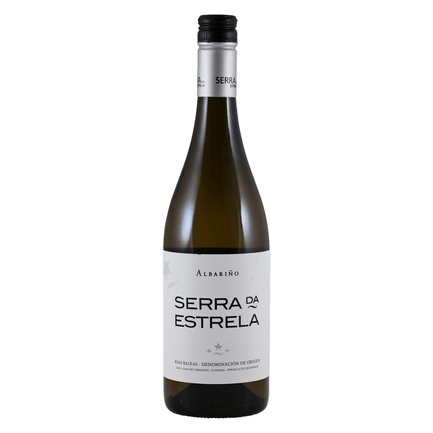 Serra da Estrela Albariño 2024 bottle, white wine from Rías Baixas, Spain