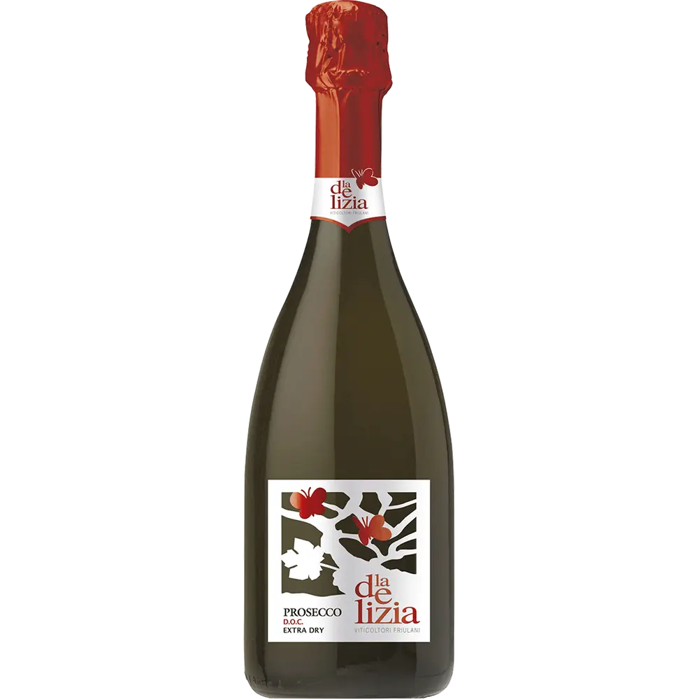 La Delizia Prosecco DOC Extra Dry bottle – Veneto, Italy sparkling wine