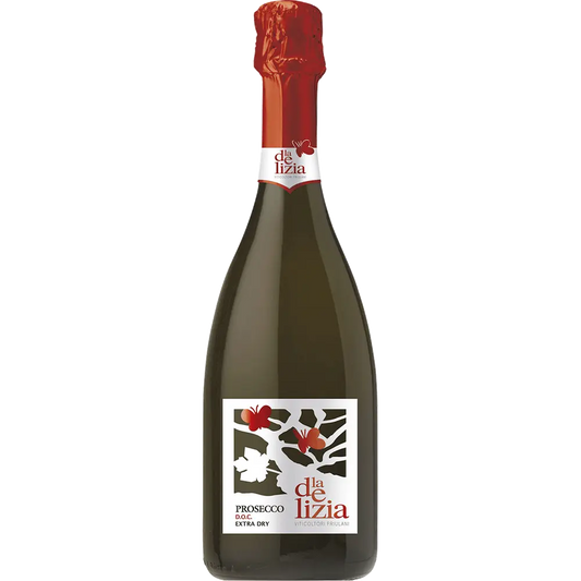 La Delizia Prosecco DOC Extra Dry bottle – Veneto, Italy sparkling wine