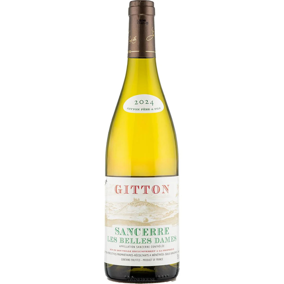 Bottle of Gitton Père Fils Sancerre Les Belles Dames Blanc 2024 by Gitton Père & Fils (Sancerre AOP, Loire Valley)