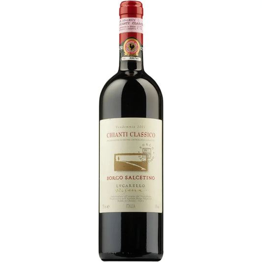 Bottle of Borgo Salcetino Lucarello Chianti Classico Riserva 2019 – Tuscan Sangiovese blend