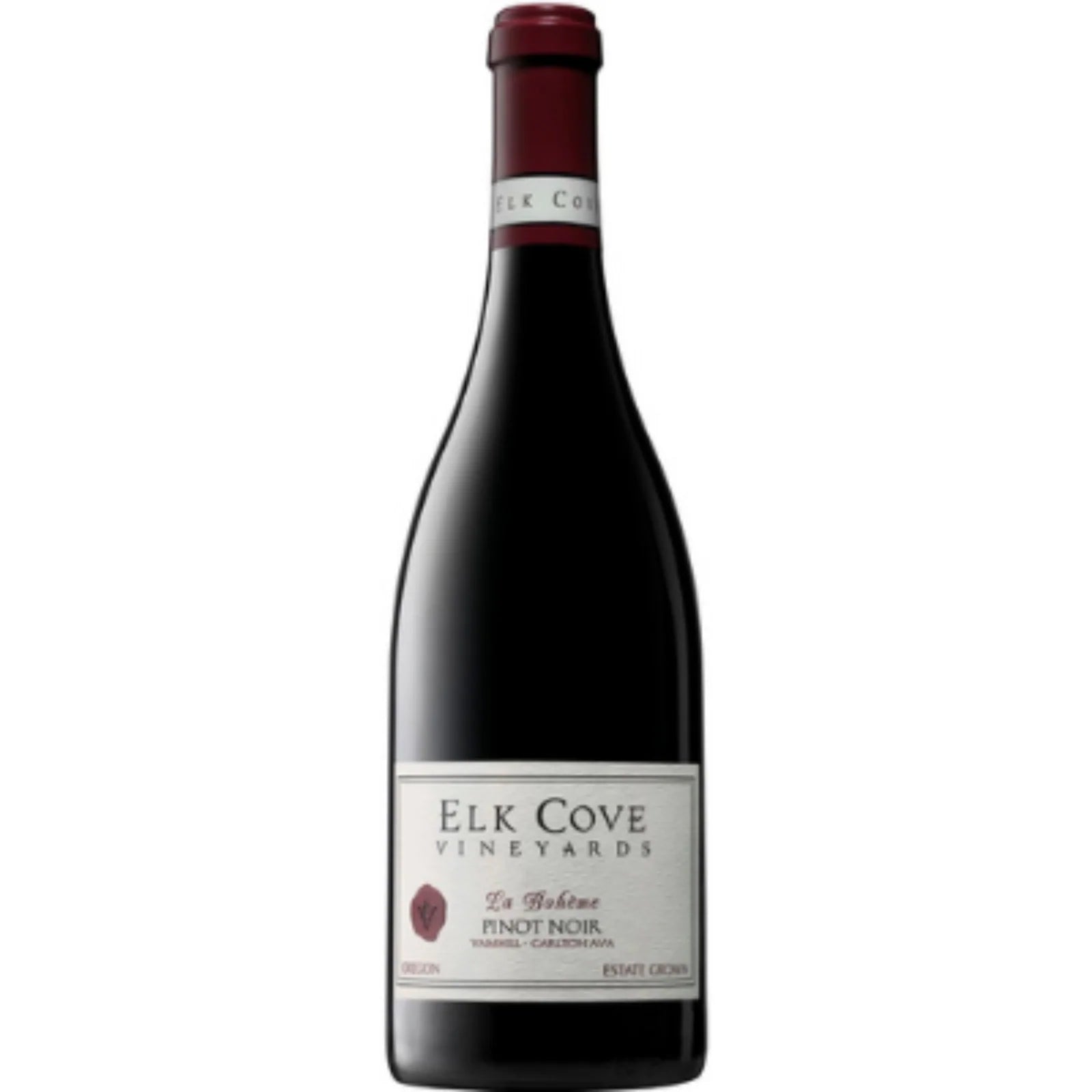 Elk Cove Vineyards La Bohème Pinot Noir 2023 bottle – Yamhill‑Carlton Willamette Valley, Oregon