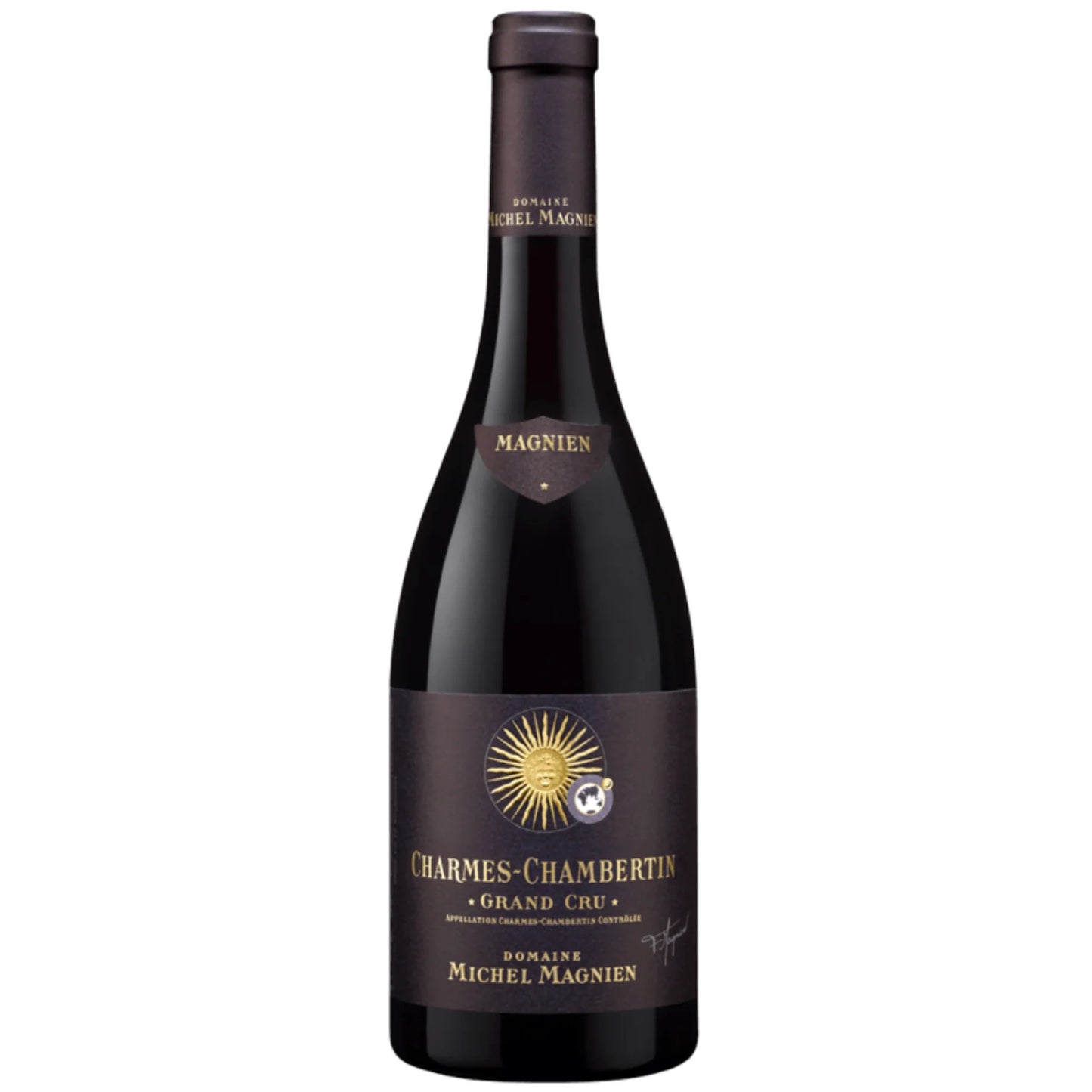 Michel Magnien Charmes-Chambertin Grand Cru 2021 bottle, old-vine Pinot Noir from Burgundy