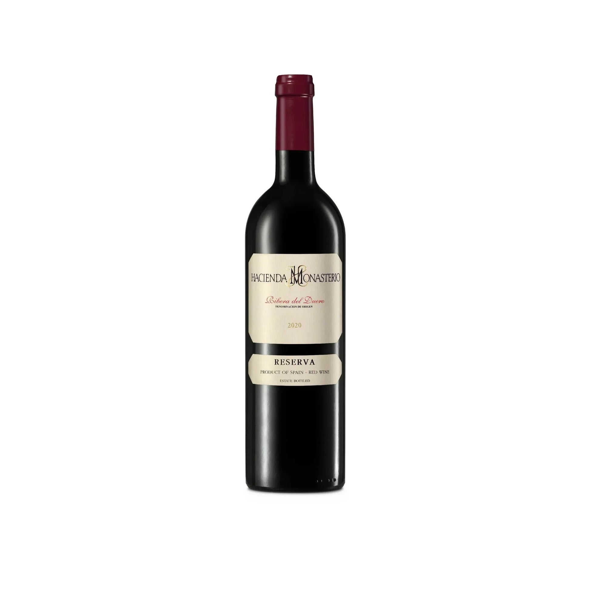 Hacienda Monasterio Reserva 2020 bottle – Ribera del Duero Spain Reserva red wine