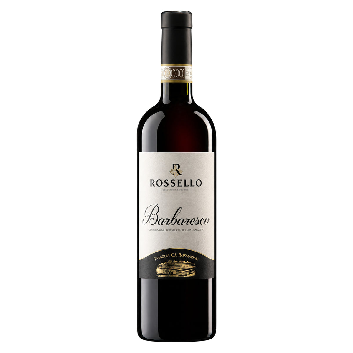 Rossello – Barbaresco 2020 – Piedmont Italy — representative bottle, vintage not shown