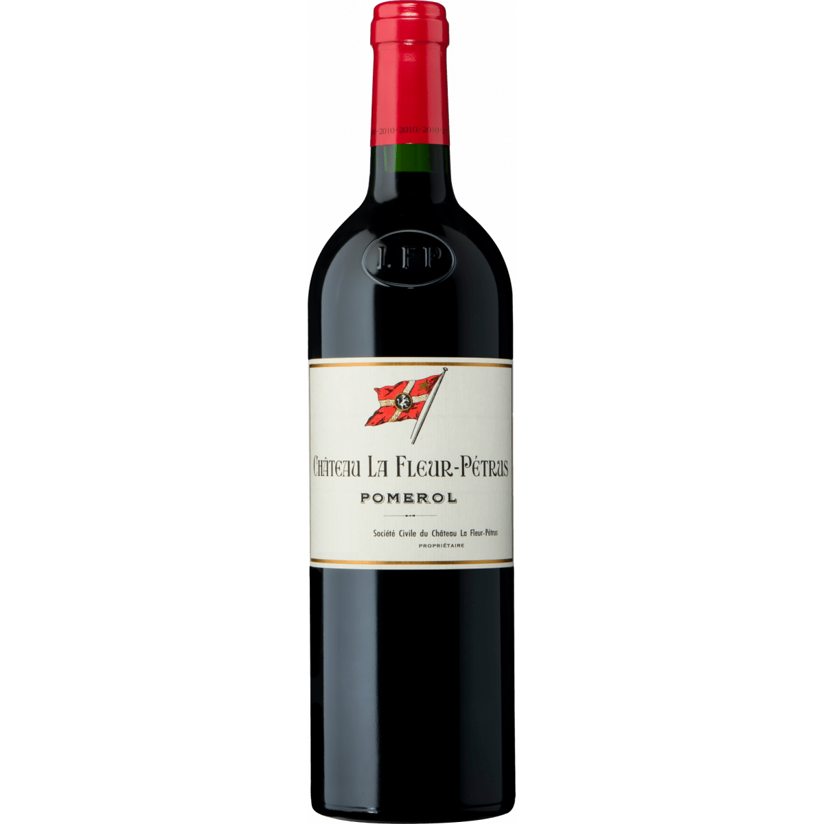 Bottle of Château La Fleur-Pétrus 2018 – 99-point Pomerol red wine with dark garnet color, layered aromas of clove, licorice, and black fruit, and a polished, age-worthy finish.