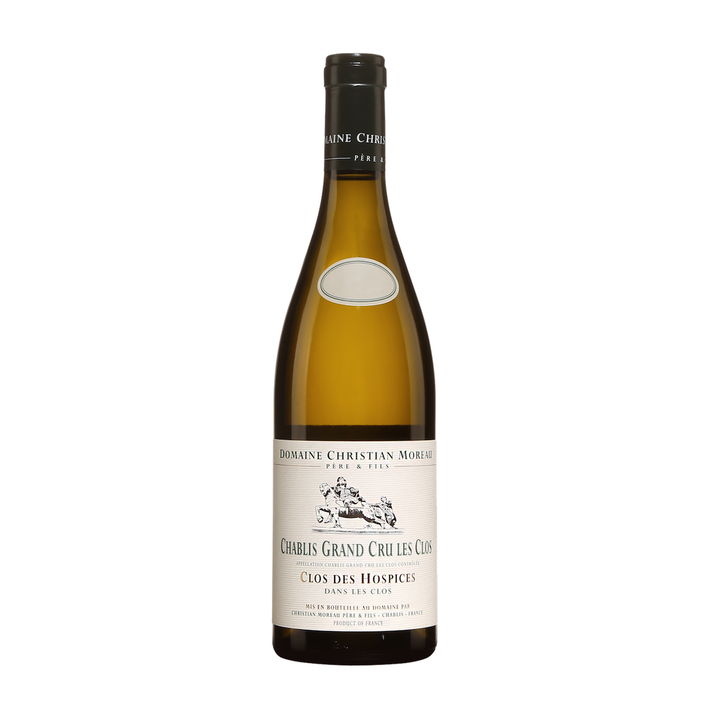 Domaine Christian Moreau Père & Fils – Chablis Grand Cru Les Clos Clos des Hospices – Burgundy France (bottle image)