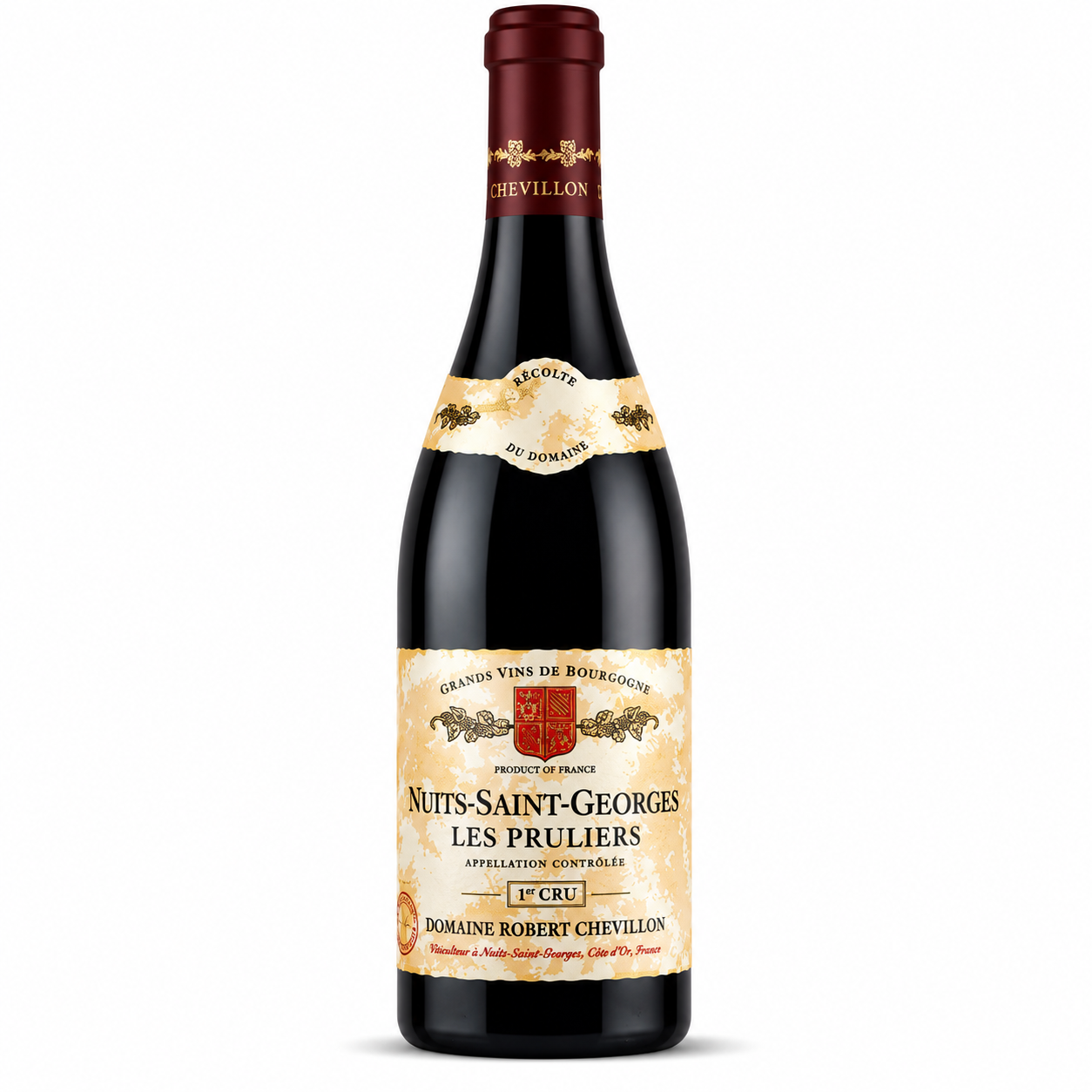 Domaine Robert Chevillon – Nuits-Saint-Georges Premier Cru Les Pruliers – Burgundy France (bottle image)
