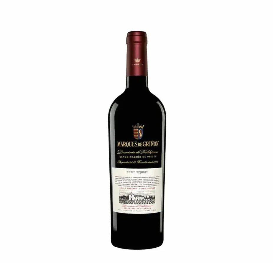 Bottle of Marqués de Griñón Dominio de Valdepusa Petit Verdot 2019 red wine