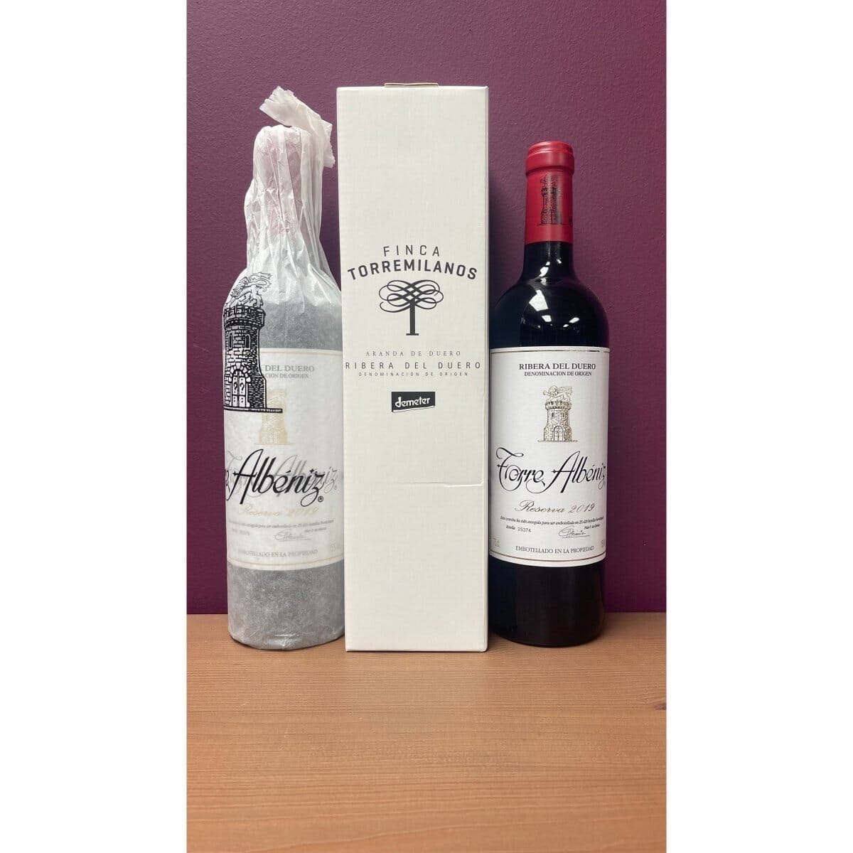 Rosy Brown Finca Torremilanos Torre Albéniz Premium Wine Gift Box – Perfect for Holidays & Special Occasions Caná Wine Shop Wine