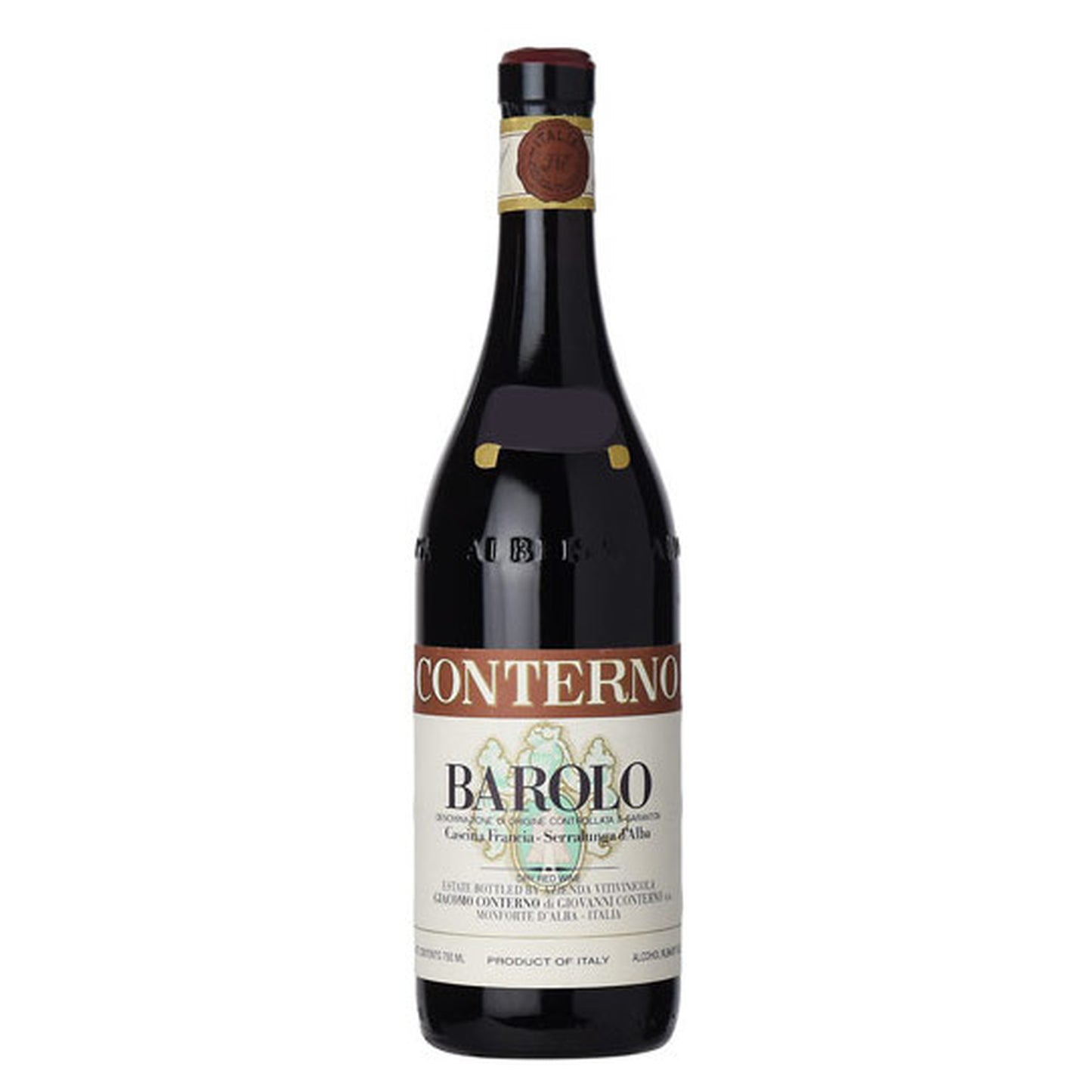 Giacomo Conterno Barolo Francia 2006 bottle – Barolo DOCG from the Francia vineyard in Serralunga d'Alba made from 100% Nebbiolo