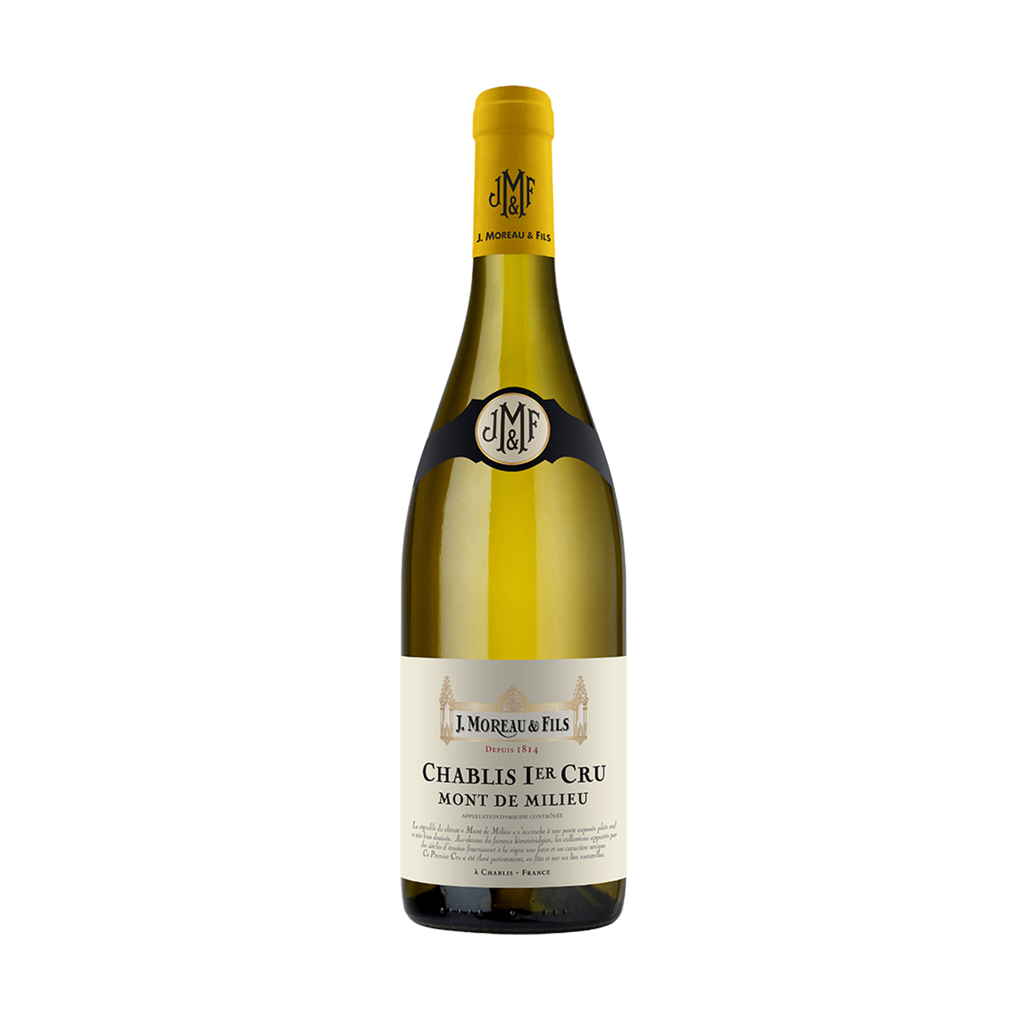 J. Moreau & Fils - Chablis 1er Cru Mont de Milieu 2018 – Burgundy France