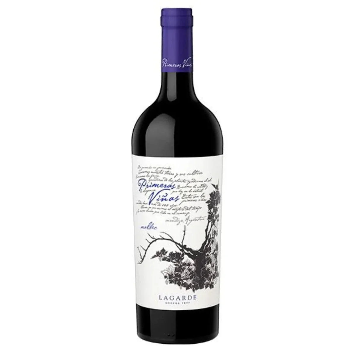 Lagarde Primeras Viñas Luján Vineyard Malbec 2020 bottle Mendoza