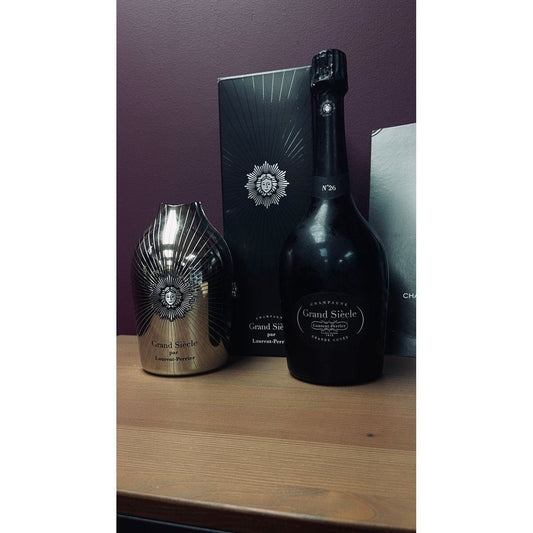 Dark Slate Gray Laurent-Perrier Grand Siècle Itération N°26 Champagne Gift Set Caná Wine Shop Wine