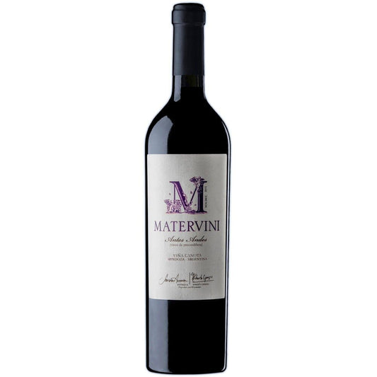 Matervini Viña Canota Malbec 2020 bottle from Canota Valley, Mendoza, Argentina