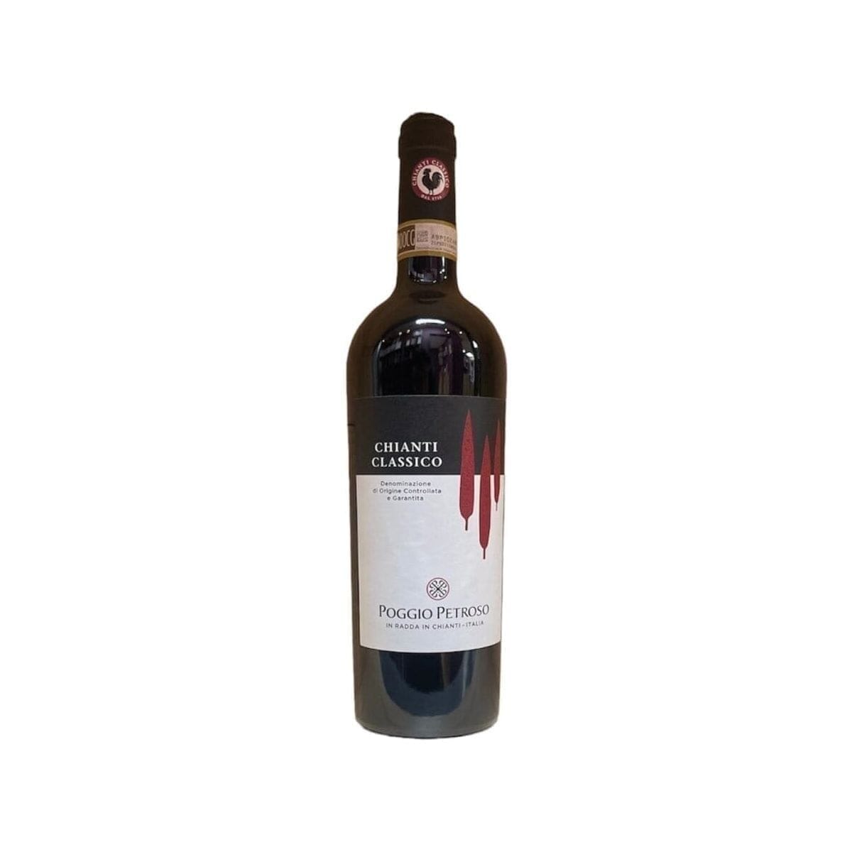Light Gray Poggio Petroso Chianti Classico Sangiovese 2018 Tuscany Italy- 750ml Caná Wine Shop