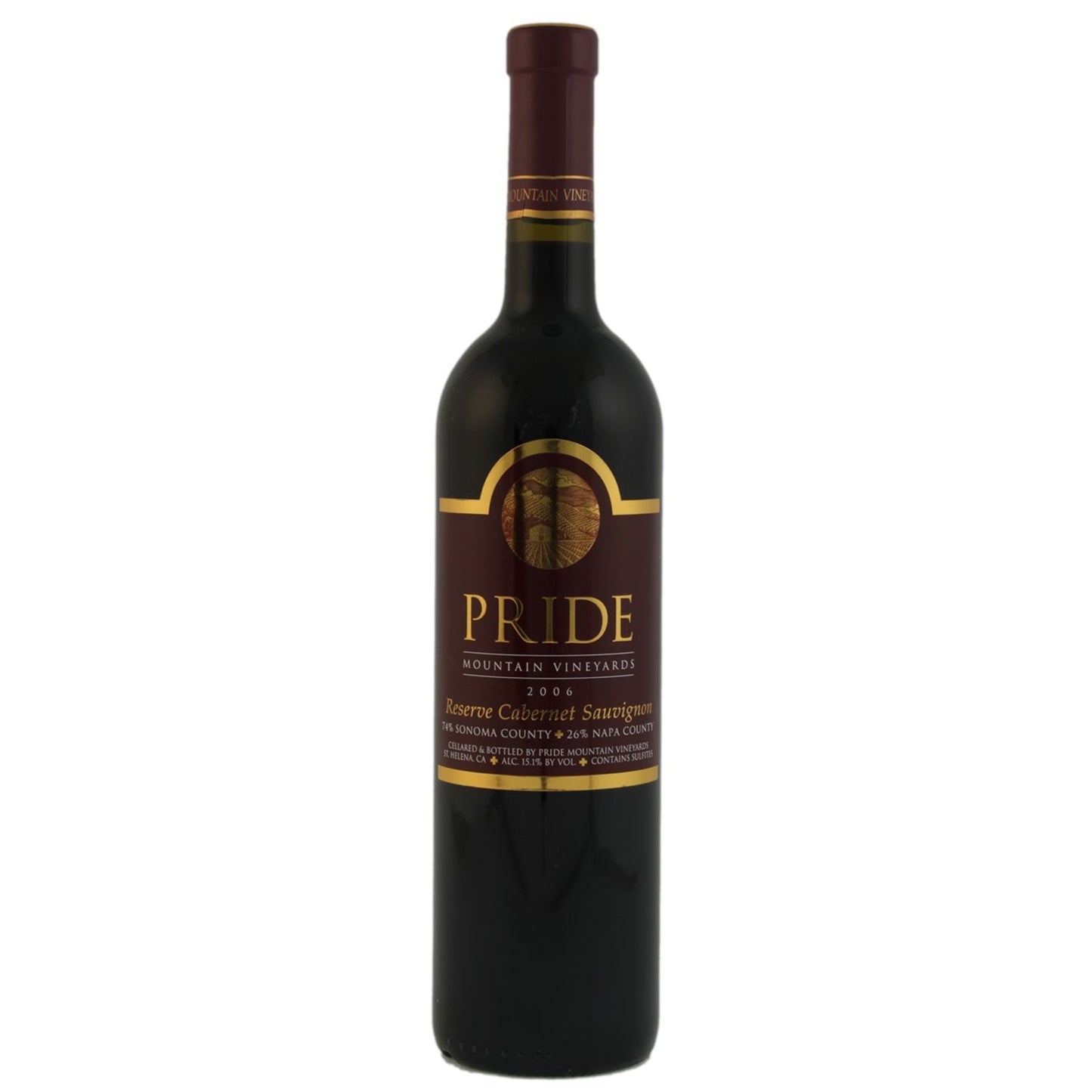 Pride Mountain Vineyards – Reserve Cabernet Sauvignon 2006 – Napa/Sonoma USA