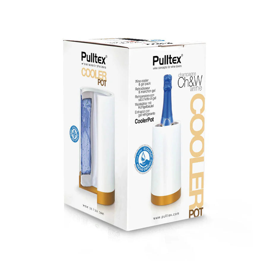 Pulltex CoolerPot Wine Chiller - White