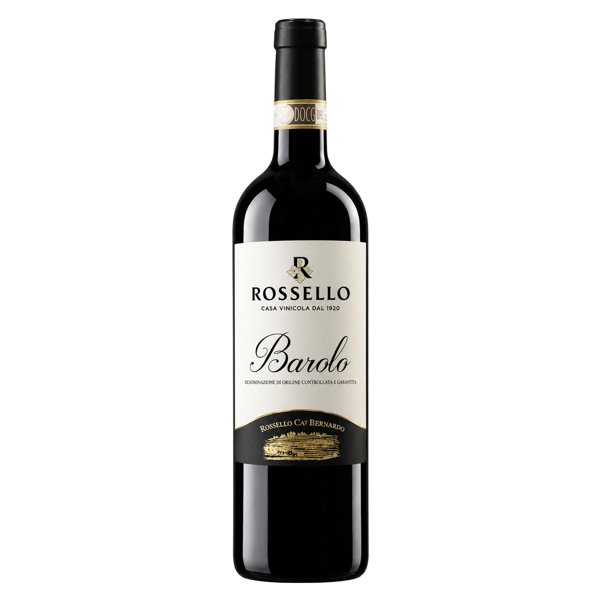 Rossello – Barolo 2015 – Piedmont Italy — representative bottle, vintage not shown