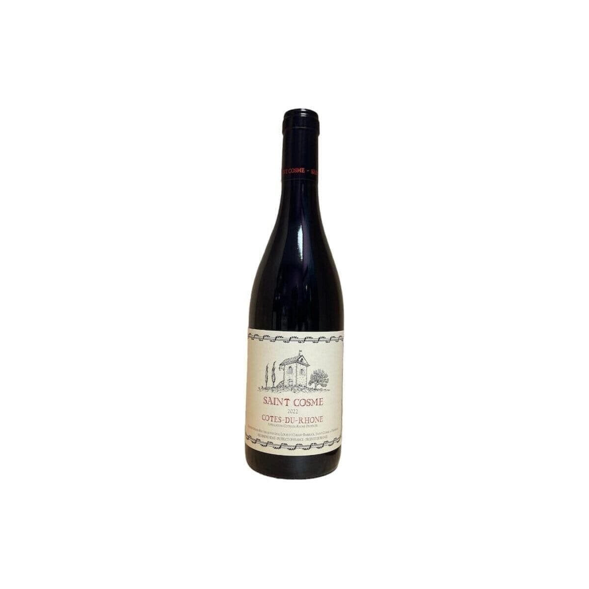 Black Saint Cosme Cotes du Rhone 2022 Caná Wine Shop