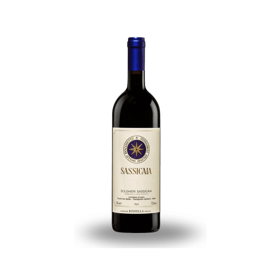 Tenuta San Guido Sassicaia 1997 bottle – aged Super‑Tuscan Cabernet blend from Bolgheri, Italy