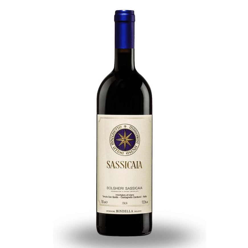 Tenuta San Guido Sassicaia 1997 bottle – aged Super‑Tuscan Cabernet blend from Bolgheri, Italy