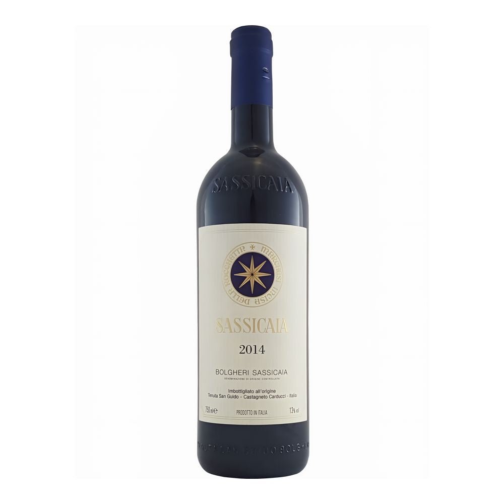 Tenuta San Guido Sassicaia 2014 bottle – Bolgheri, Tuscany