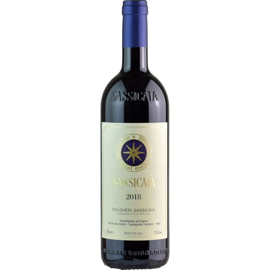 Tenuta San Guido Sassicaia 2018 bottle – Bolgheri, Tuscany