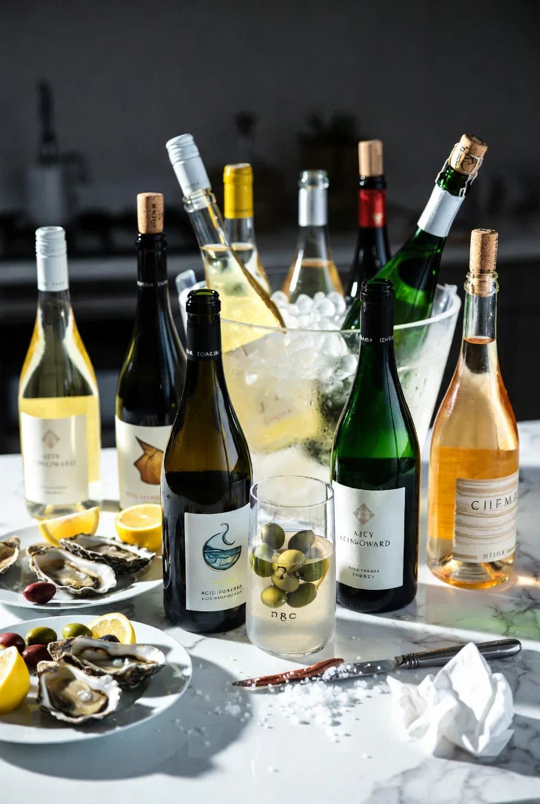 Crisp white, rosé, and sparkling wines for seafood and summer hosting at InBodega