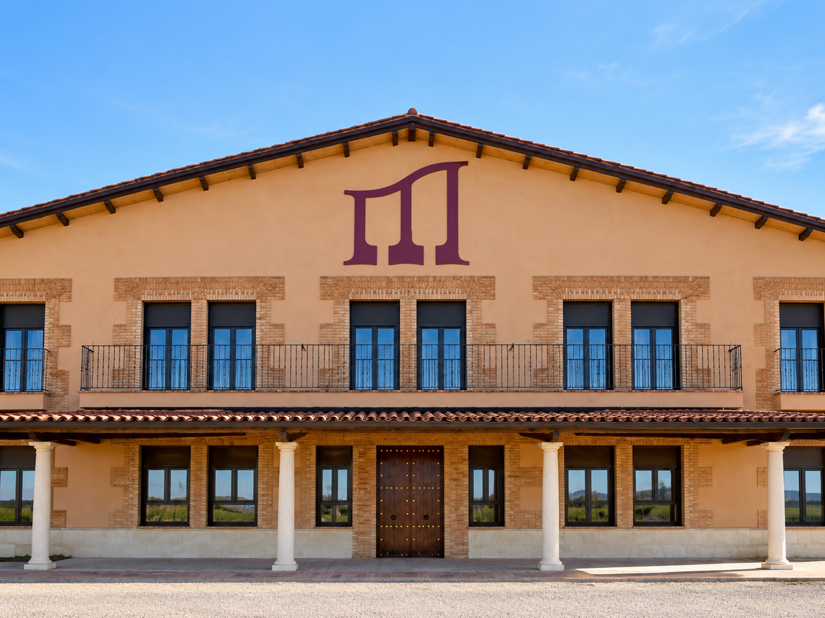 Bodegas Mureda winery building in Castilla-La Mancha, Spain
