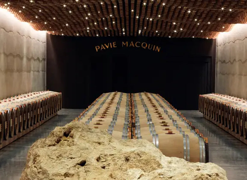 Château Pavie Macquin cellar in Saint-Émilion, Bordeaux