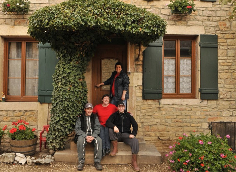 Domaine Joseph Roty family at the estate in Gevrey-Chambertin, Burgundy