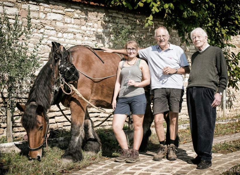 Domaine Michel Lafarge family at the estate in Volnay, Burgundy