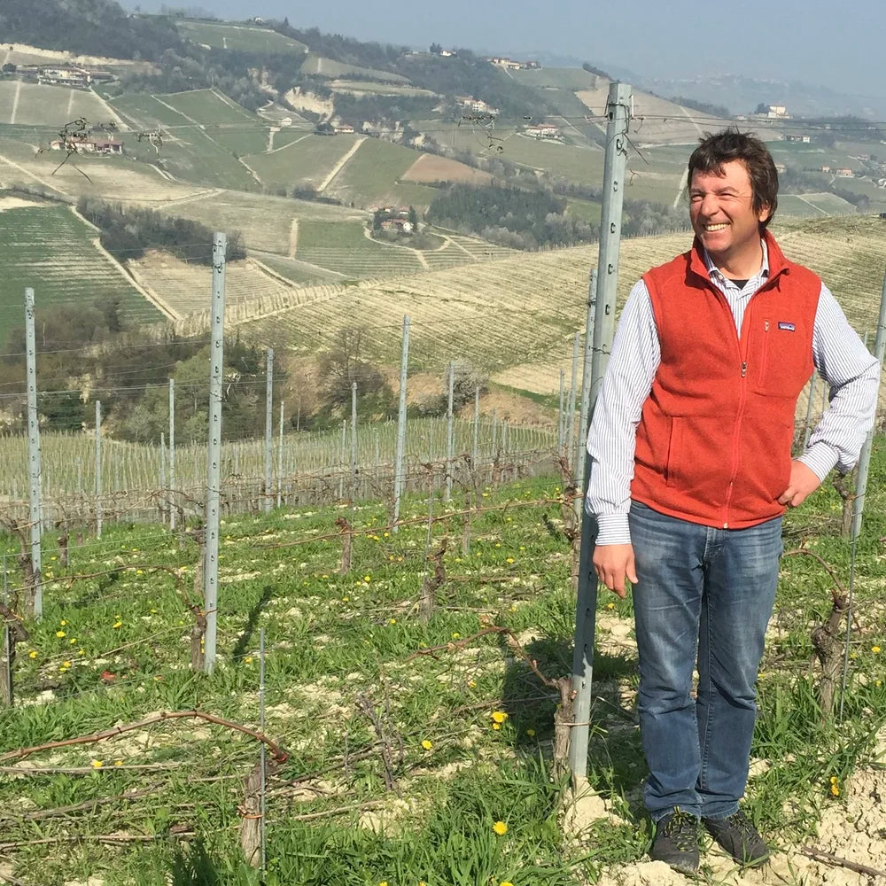 Roberto Conterno in the vineyards of Barolo — image via Grand Cru Selections