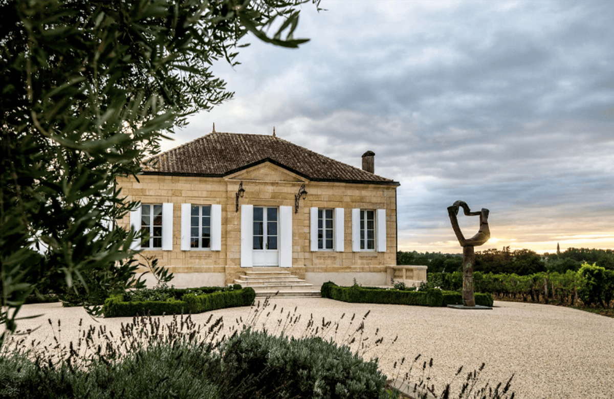 Château Le Gay and its vineyards in Pomerol