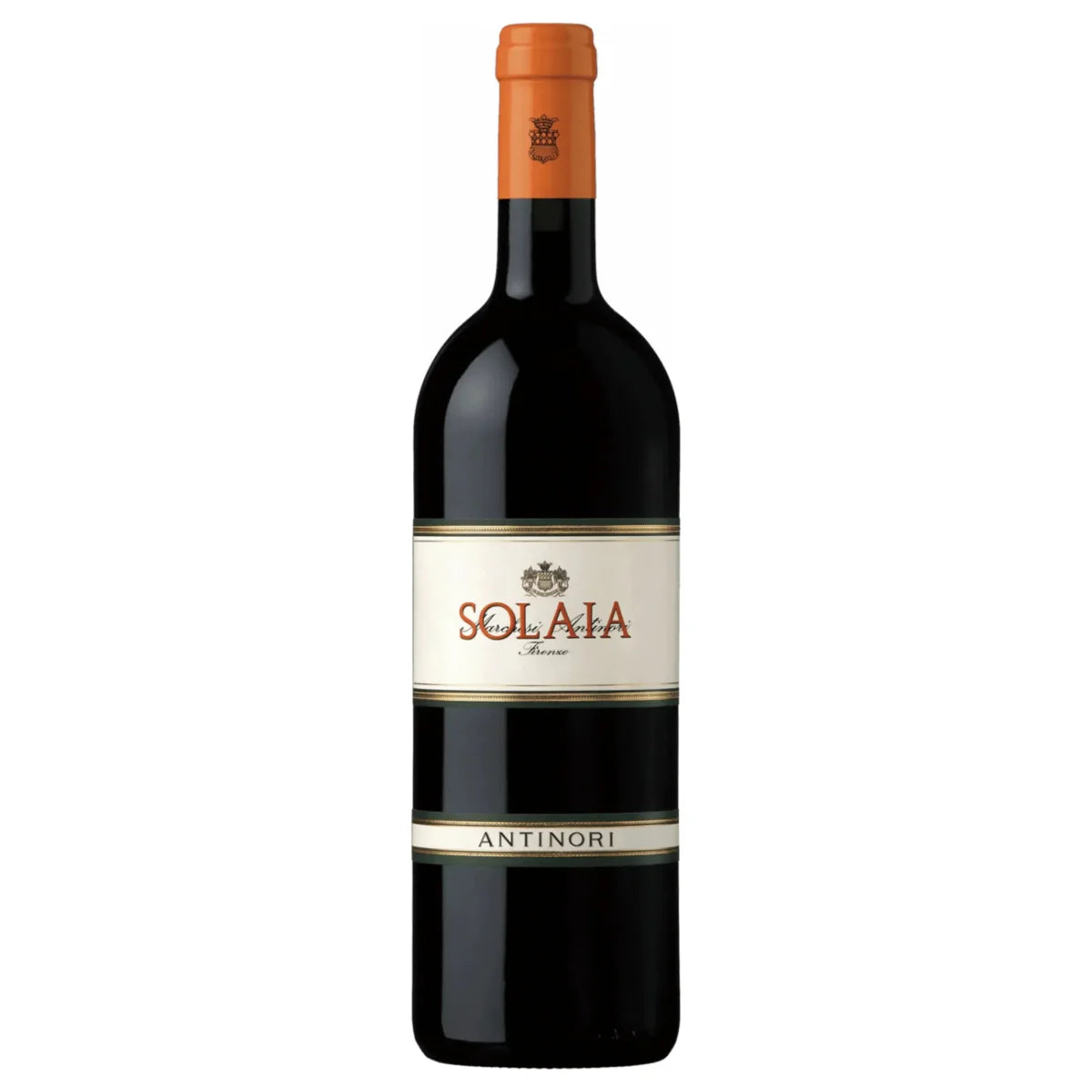 Bottle of 2004 Marchesi Antinori Solaia Toscana IGT – Bold and complex Super Tuscan red wine from Tuscany, Italy