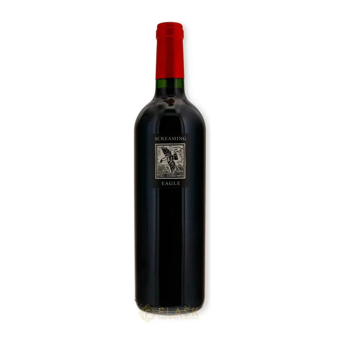 Bottle of 2018 Screaming Eagle Cabernet Sauvignon – Iconic cult Napa Valley red wine