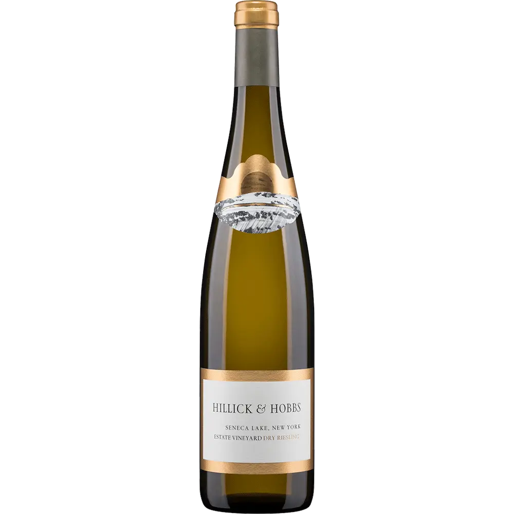 Hillick & Hobbs 2021 Estate Dry Riesling bottle, Finger Lakes, NY