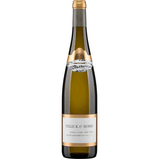 Hillick & Hobbs 2021 Estate Dry Riesling bottle, Finger Lakes, NY