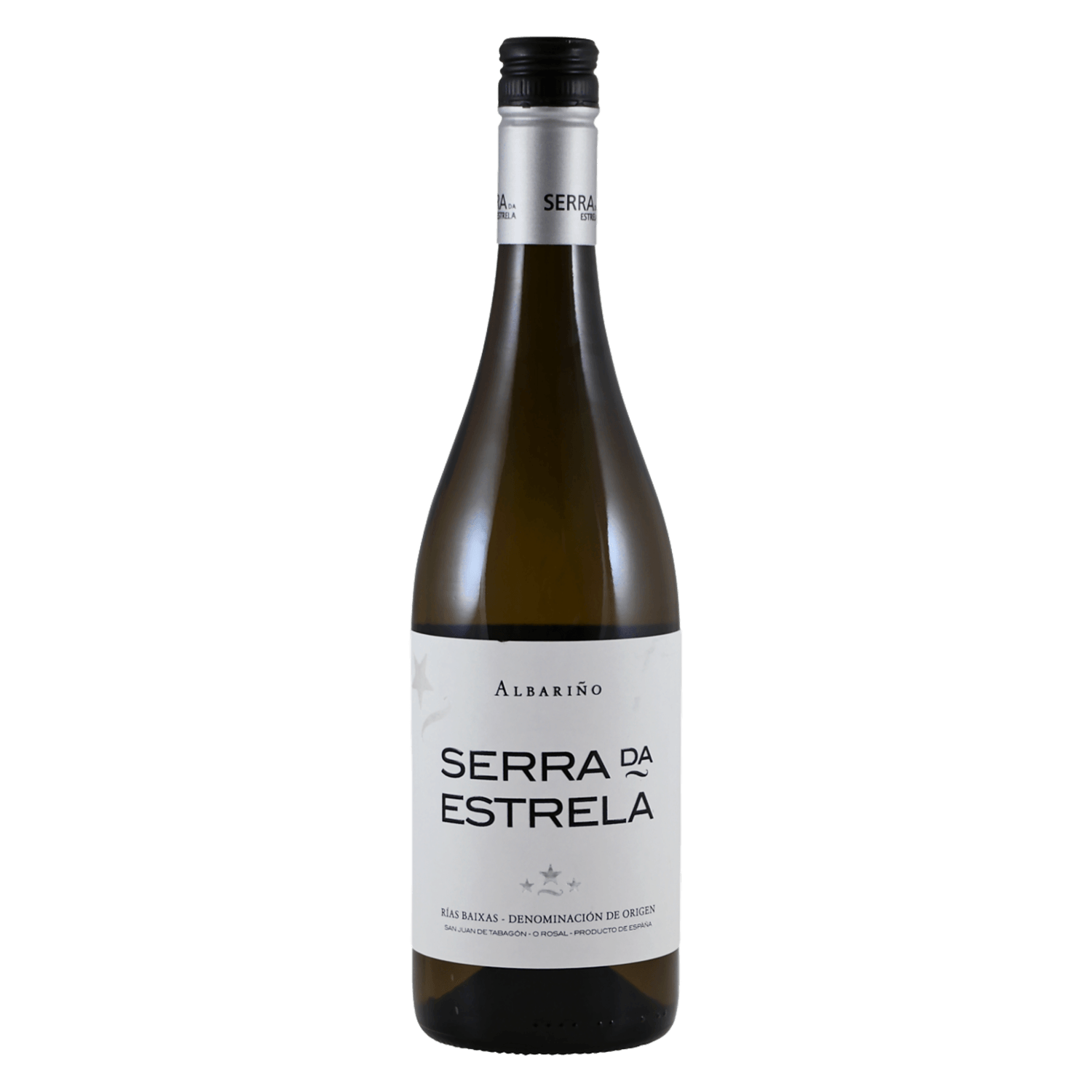 Serra da Estrela Albariño 2024 bottle, white wine from Rías Baixas, Spain