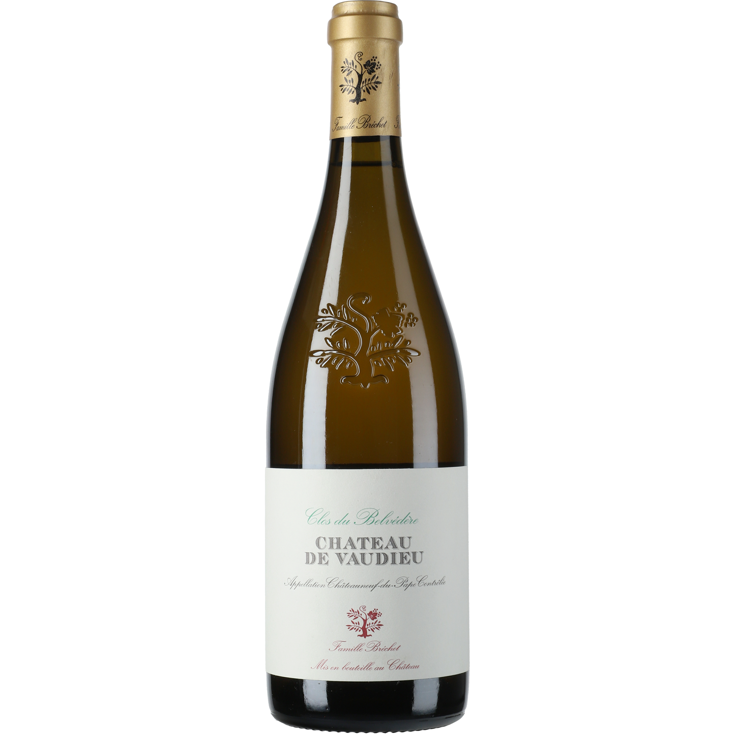 Château de Vaudieu Clos du Belvédère 2011 bottle, Rhône Valley France
