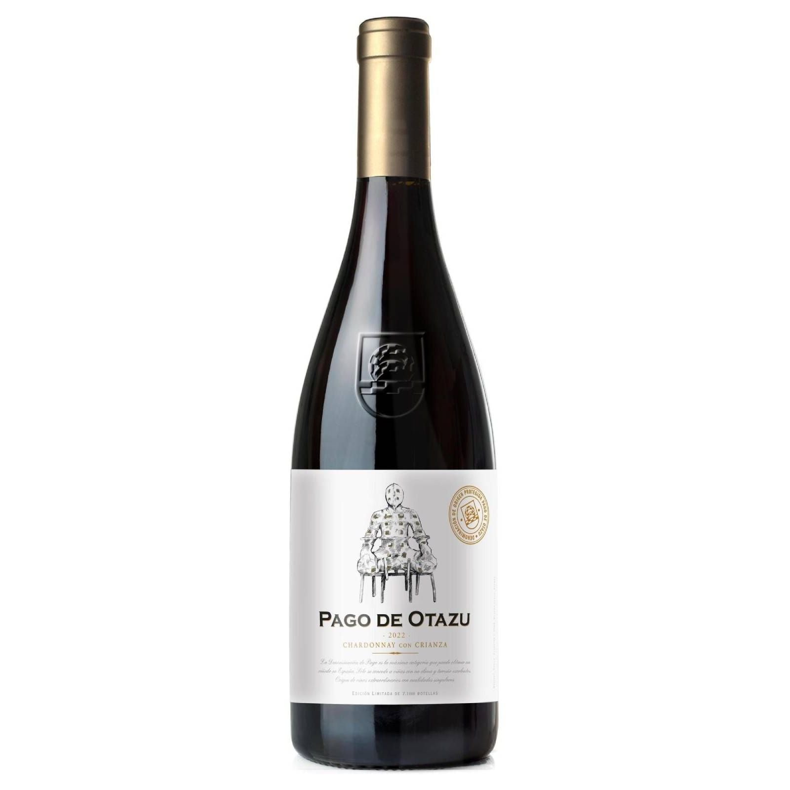 Bottle of Pago de Otazu Chardonnay 2023 (D.O.P. Pago de Otazu) from Bodega Otazu, Navarra, Spain