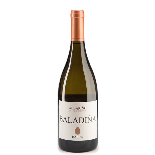 Baladiña Barro 2016 bottle, Albariño from Rías Baixas Spain aged in clay tinaja