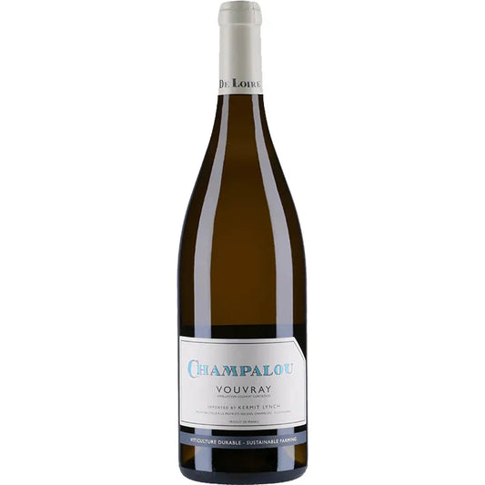 Champalou Vouvray Sec 2022 bottle, dry Chenin Blanc from Loire Valley France