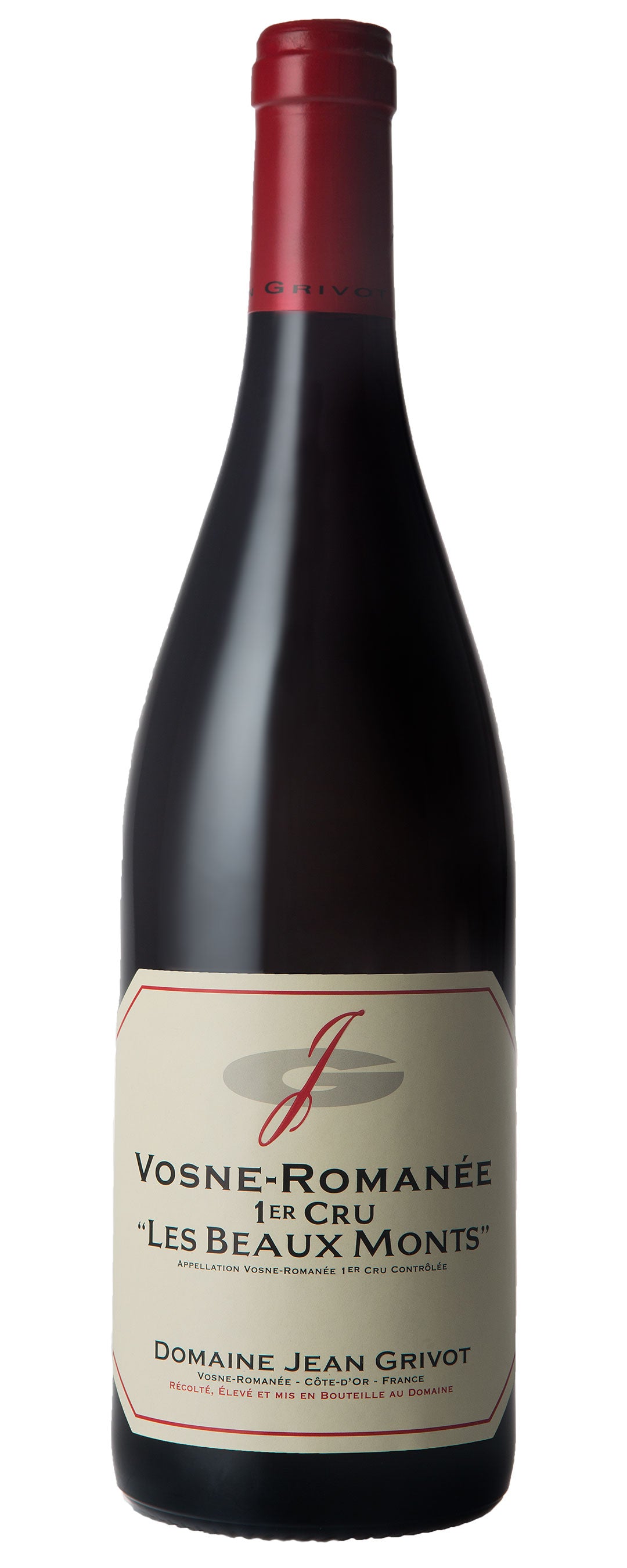 Bottle of Domaine Jean Grivot Vosne-Romanée Premier Cru Les Beaux Monts