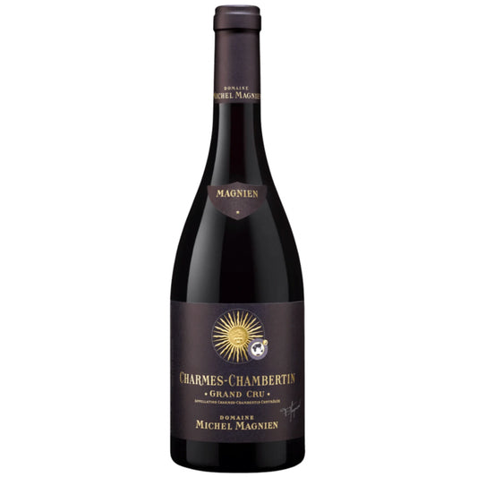 Michel Magnien Charmes-Chambertin Grand Cru 2021 bottle, old-vine Pinot Noir from Burgundy